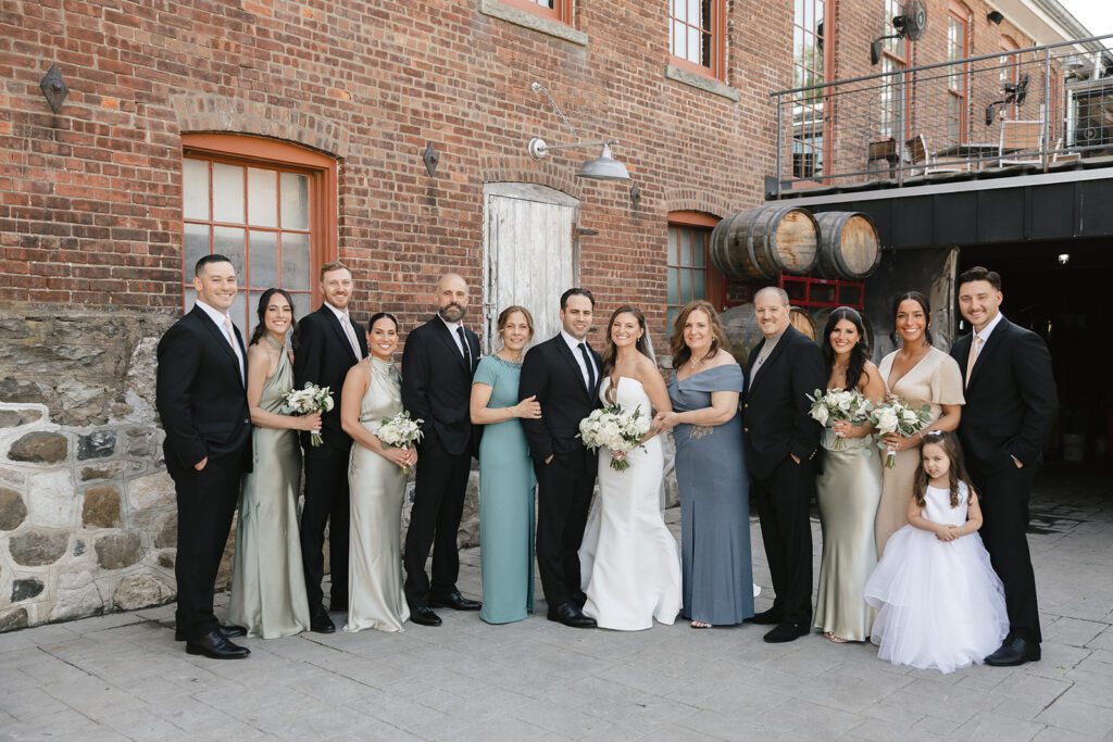 wedding portraits for city winery wedding celebration