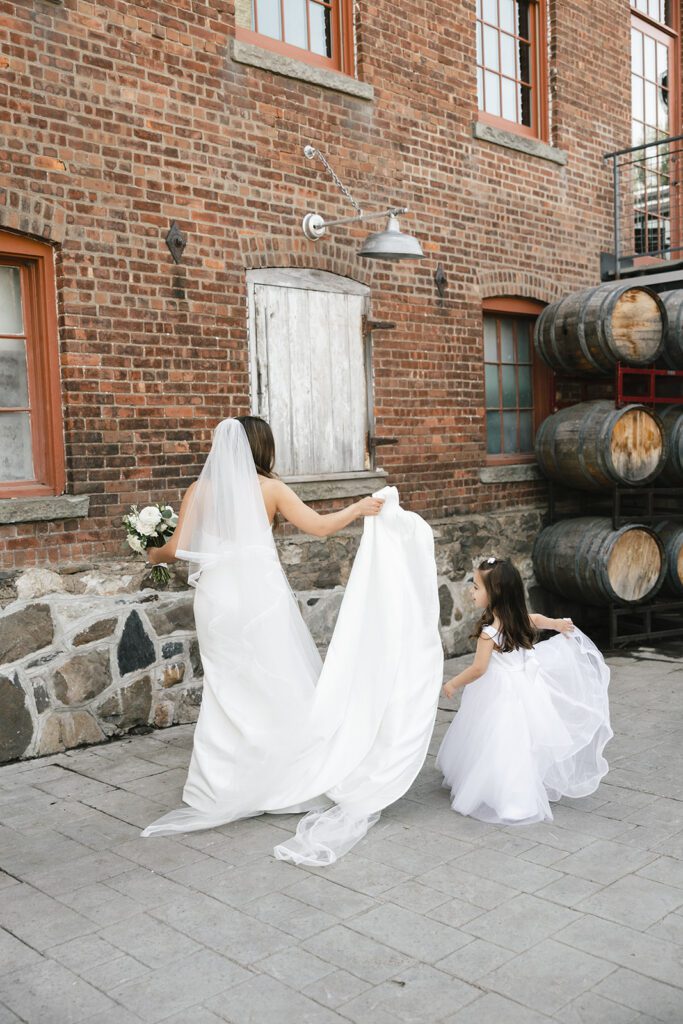 wedding portraits for city winery wedding celebration