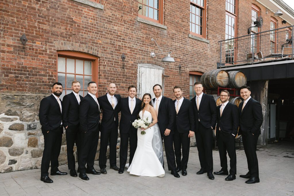 wedding portraits for city winery wedding celebration