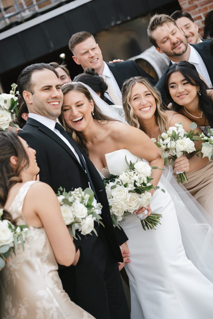 wedding portraits for city winery wedding celebration