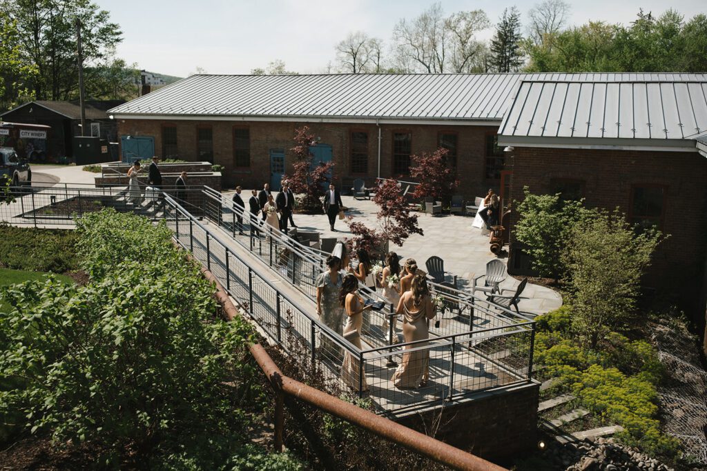 wedding portraits for city winery wedding celebration