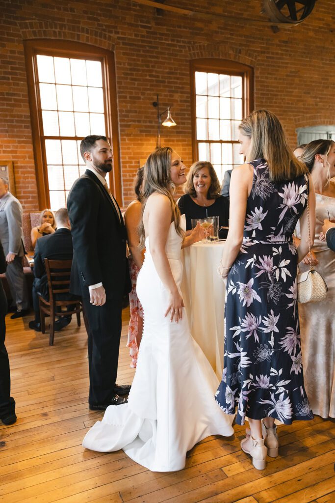 city winery wedding cocktail hour