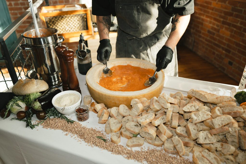 city winery wedding cocktail hour