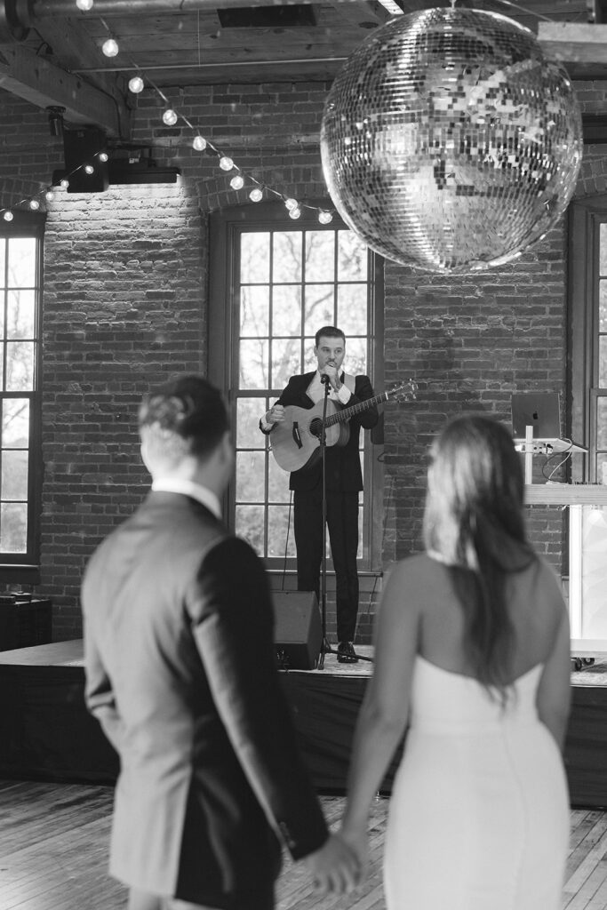 city winery wedding reception