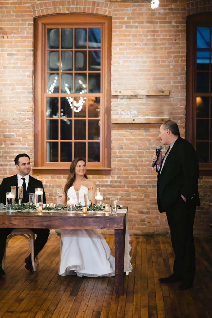 city winery wedding reception