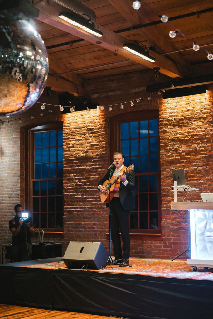 city winery wedding reception