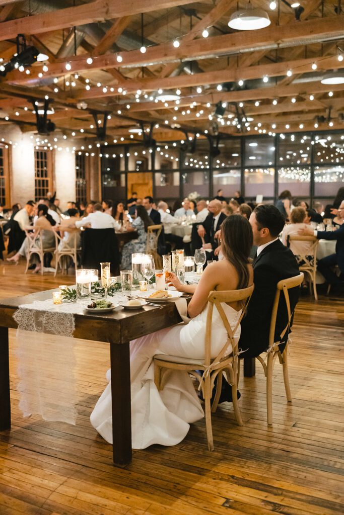 city winery wedding reception