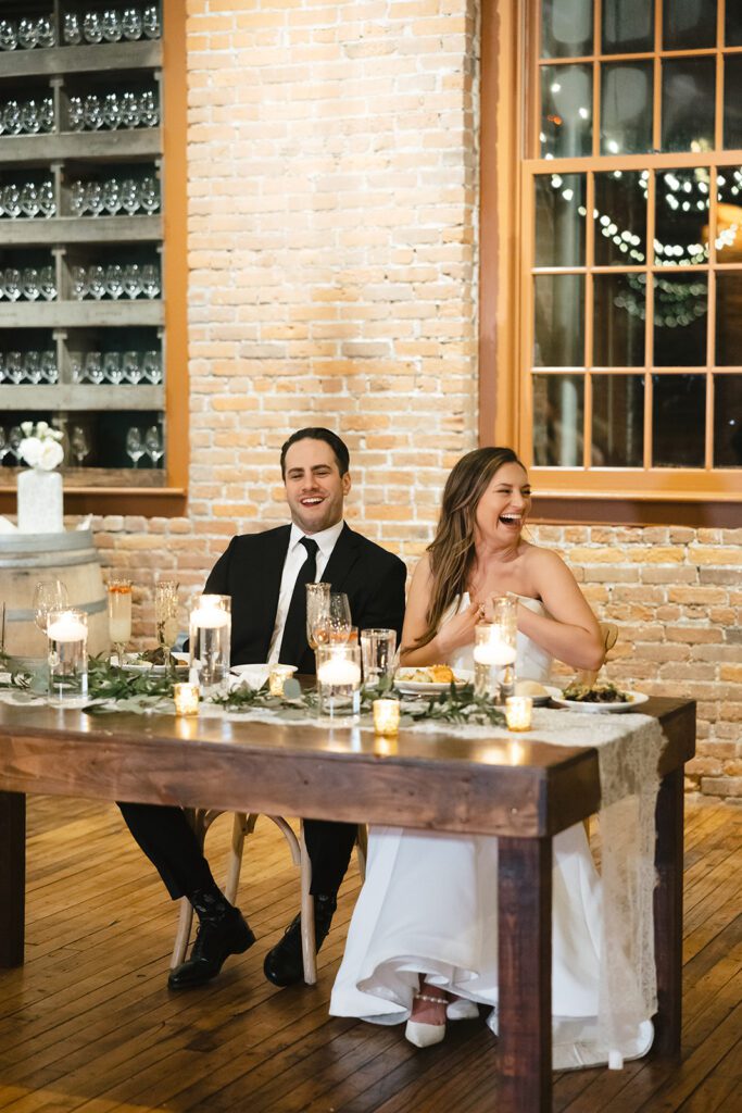 city winery wedding reception