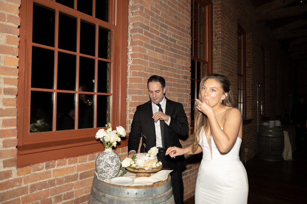 city winery wedding reception