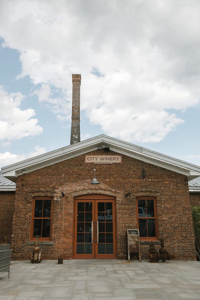 city winery wedding reception