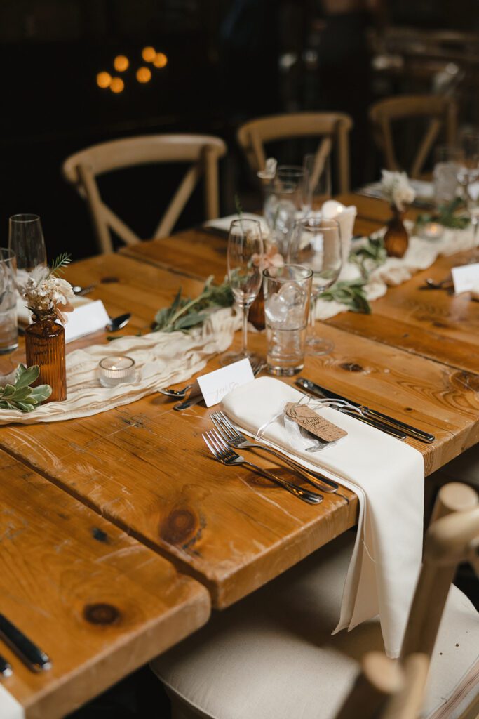 city winery wedding reception