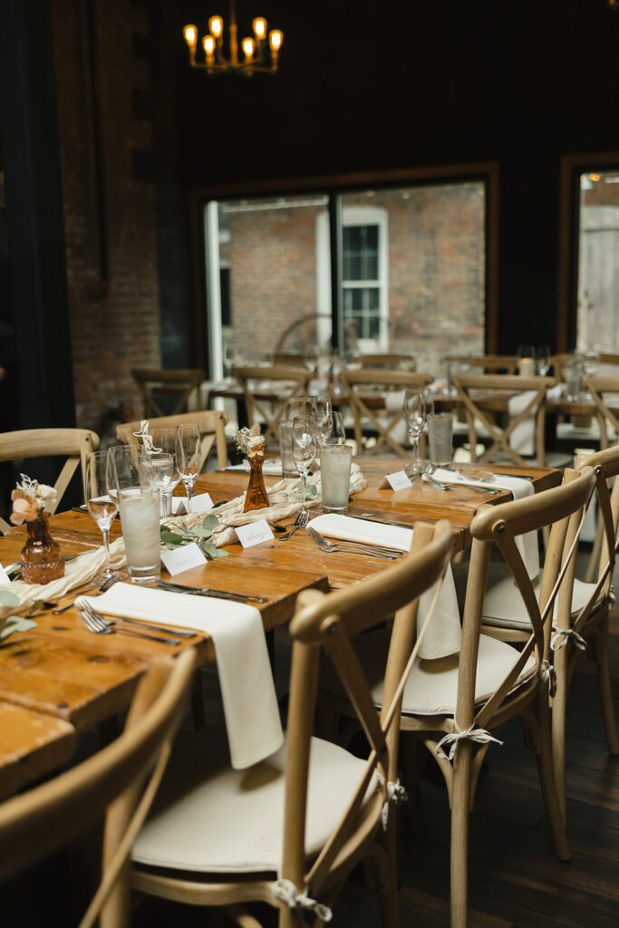 city winery wedding reception