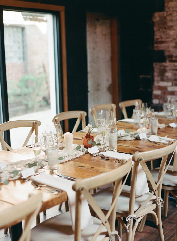 city winery wedding reception