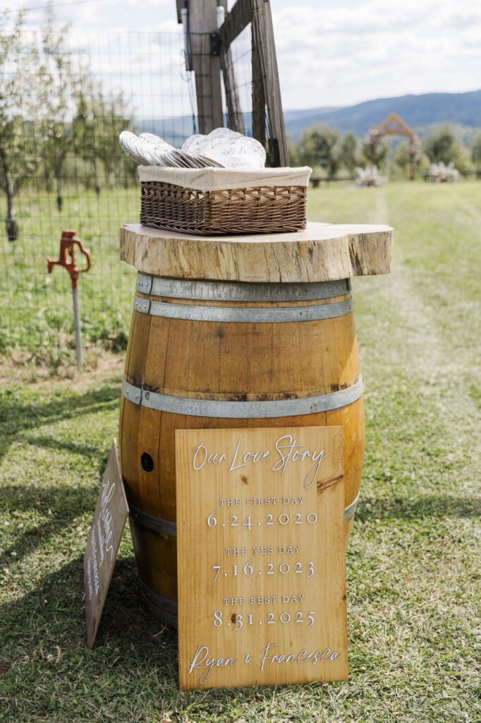 seminary hill wedding ceremony decor