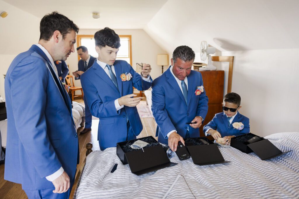 getting ready for seminary hill wedding