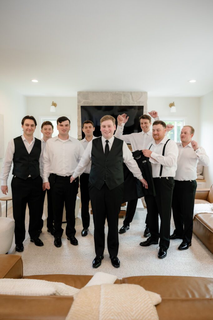 getting ready photos for wedding at city winery nyc