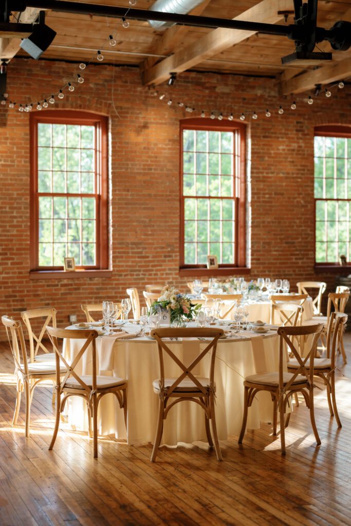 wedding reception details for wedding at city winery nyc
