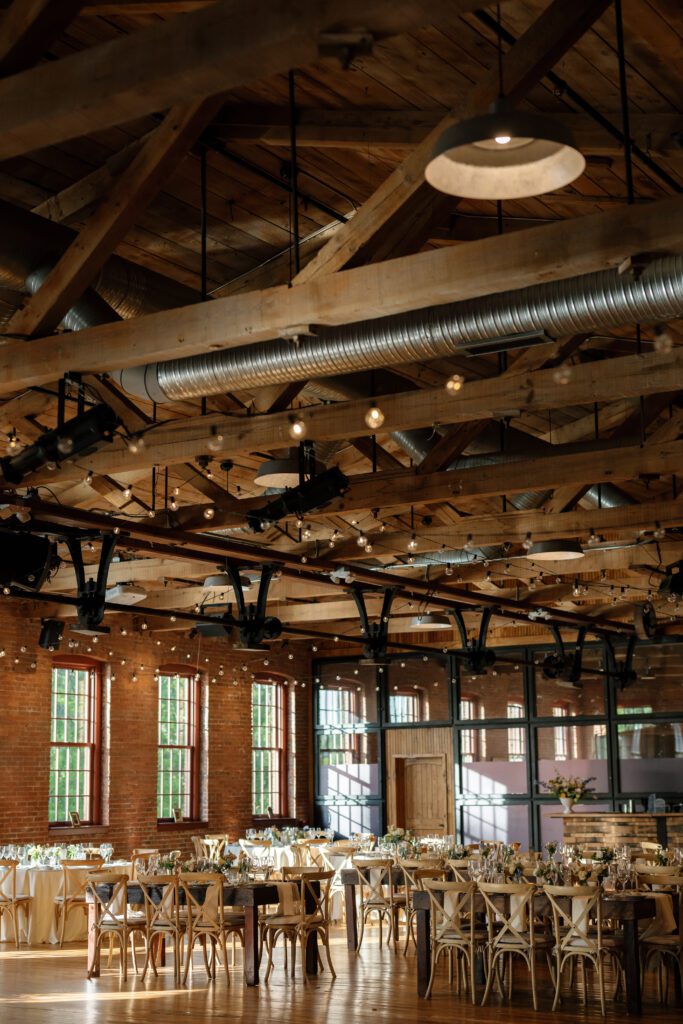 wedding reception details for wedding at city winery nyc
