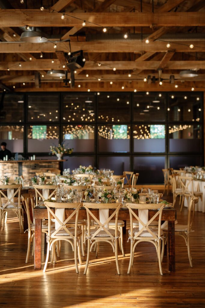 wedding reception details for wedding at city winery nyc