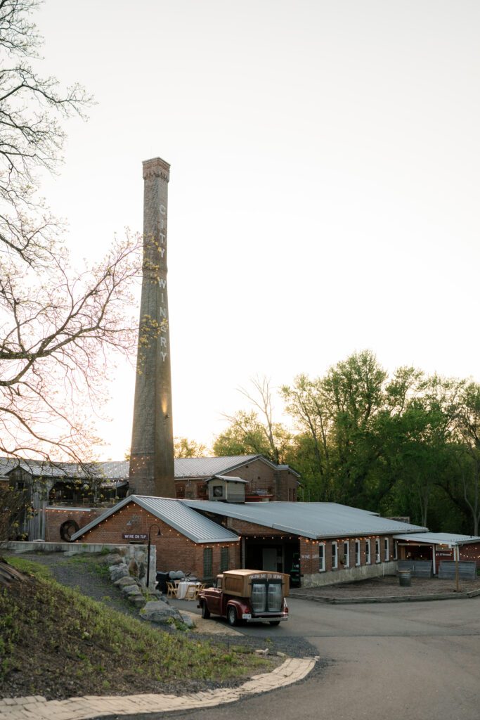 wedding reception details for wedding at city winery nyc