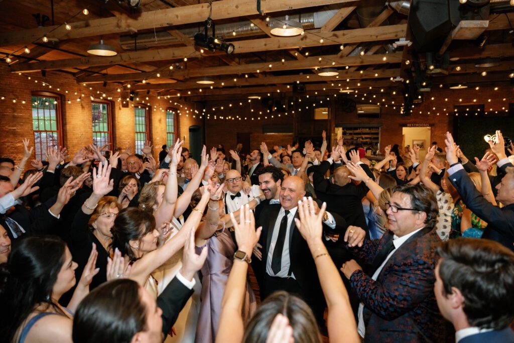 dance party at city winery nyc wedding