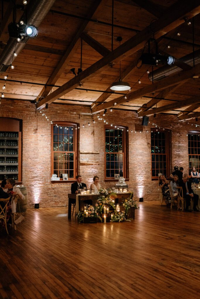 wedding reception for wedding at city winery nyc