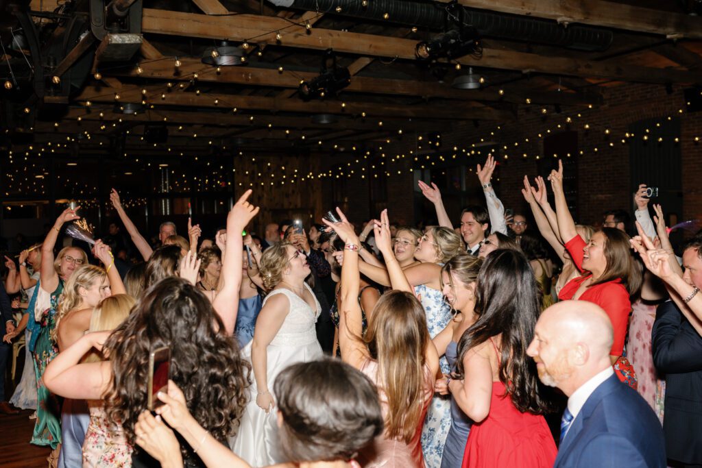 dance party at city winery nyc wedding