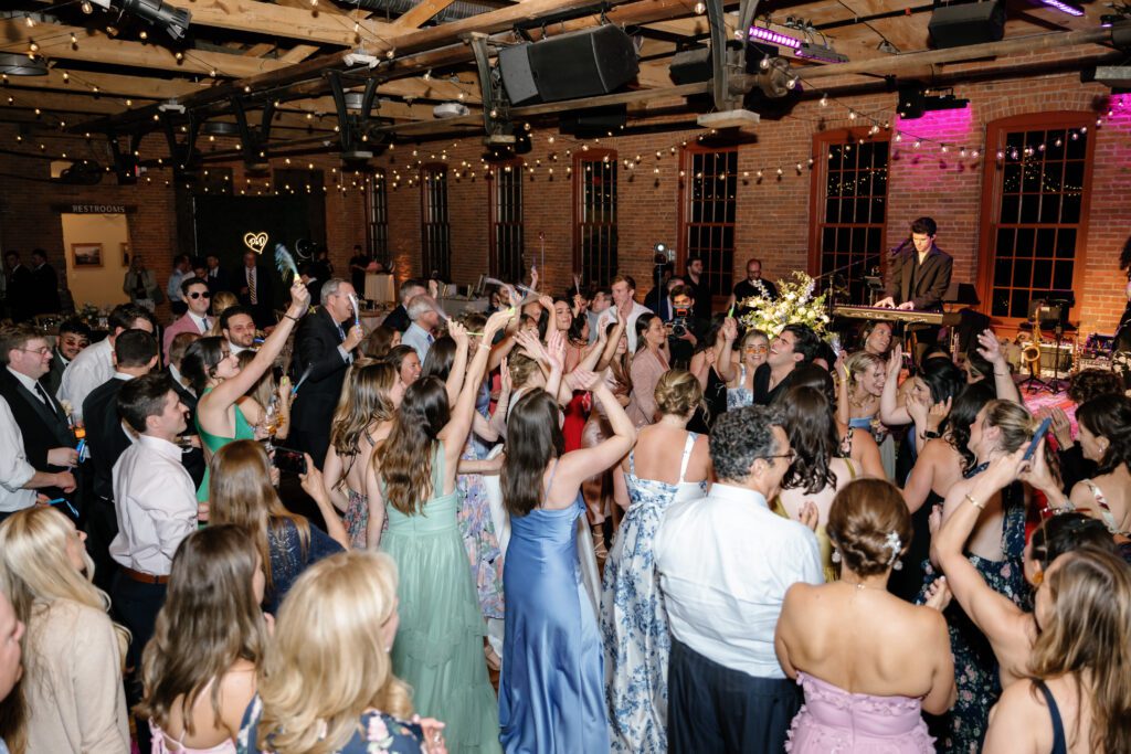 dance party at city winery nyc wedding