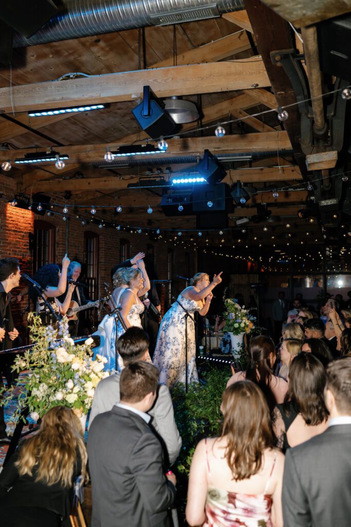dance party at city winery nyc wedding