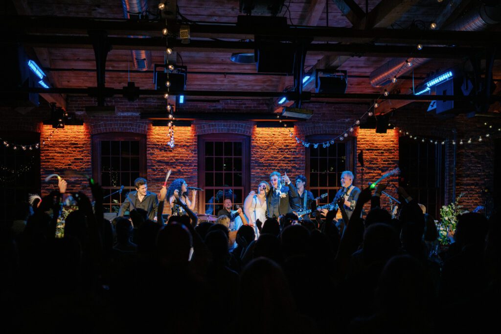 dance party at city winery nyc wedding