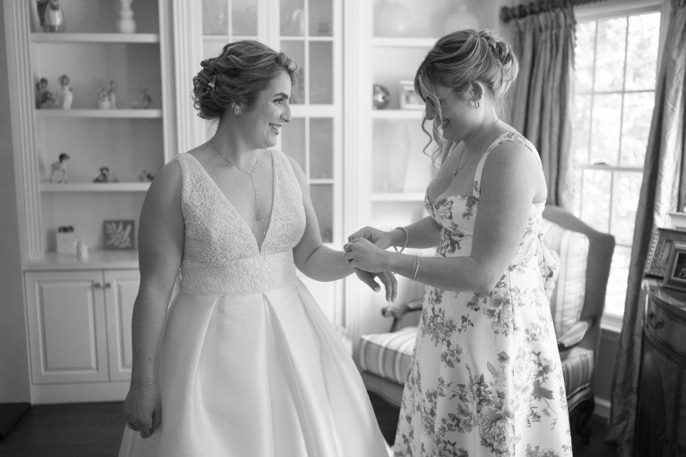 getting ready photos for wedding at city winery nyc