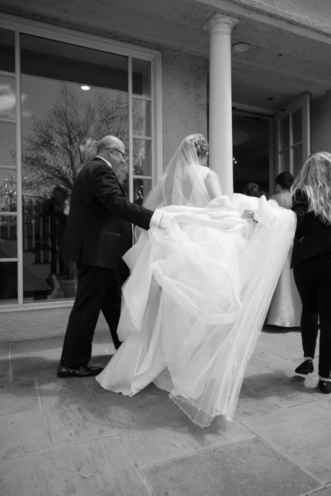 wedding ceremony at St. Gabriel The Archangel Roman Catholic Church