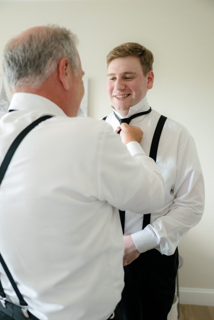 getting ready photos for wedding at city winery nyc