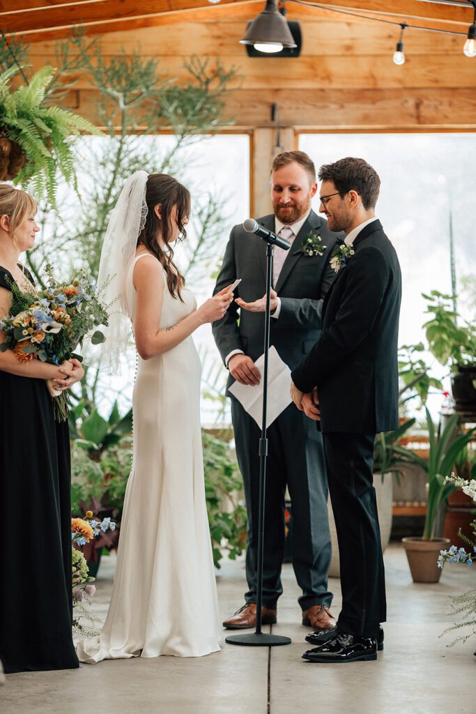 Wedding ceremony at The Arnold House.