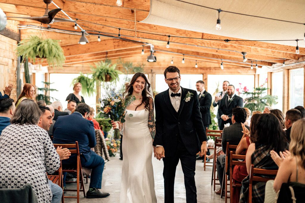 Wedding ceremony at The Arnold House.