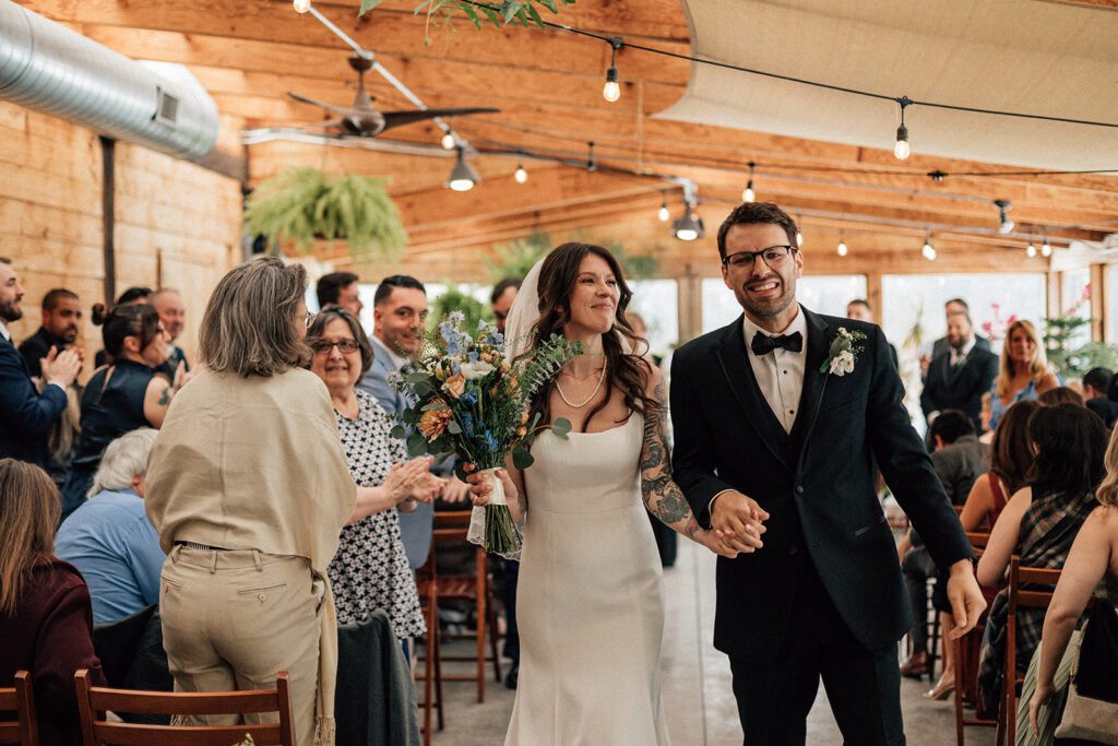 Wedding ceremony at The Arnold House.