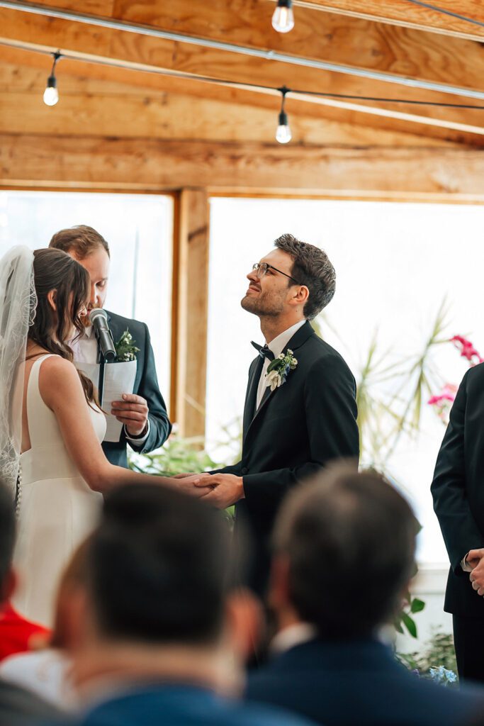 Wedding ceremony at The Arnold House.