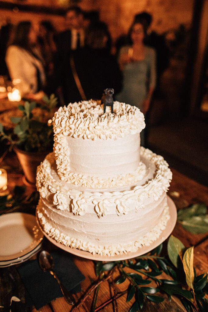 Wedding cake at The Arnold House wedding