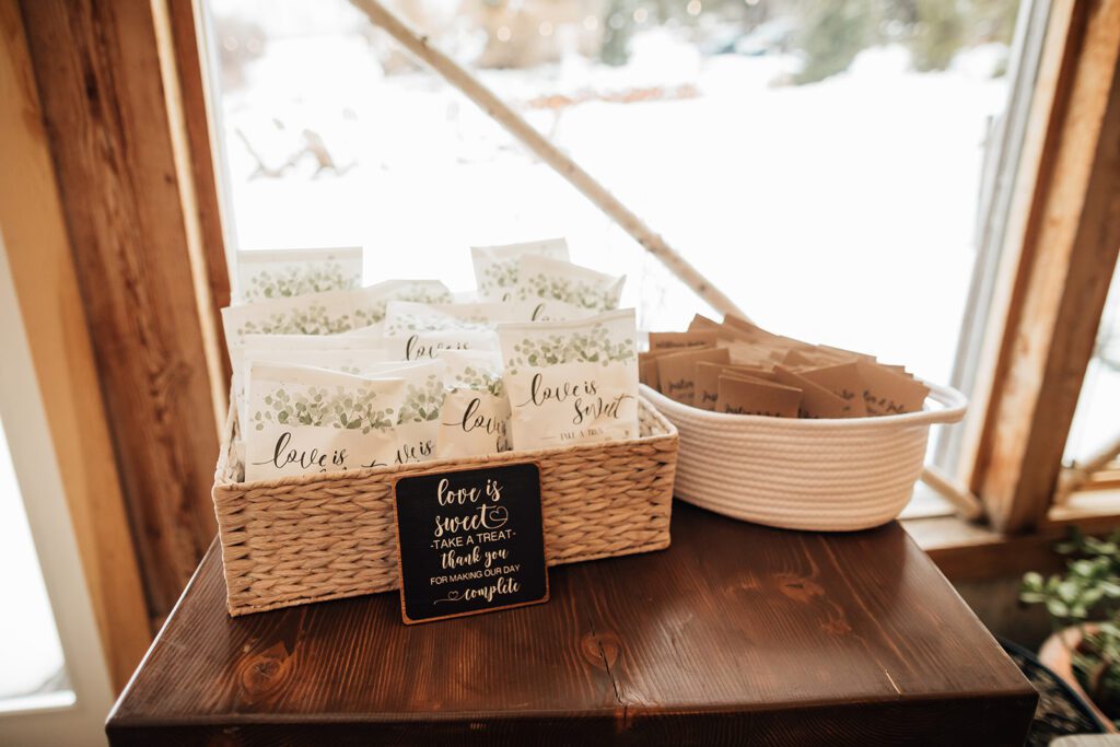 wedding reception decor at the arnold house