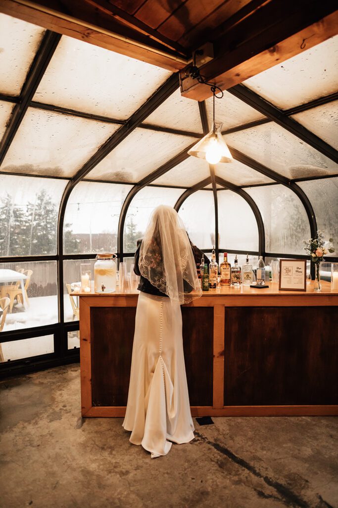 Reception at The Arnold House wedding