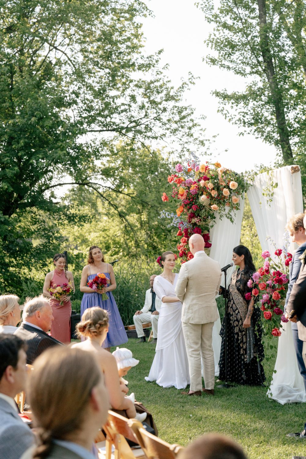 OUTDOOR WEDDING CEREMONY AT CITY WINERY HUDSON VALLEY