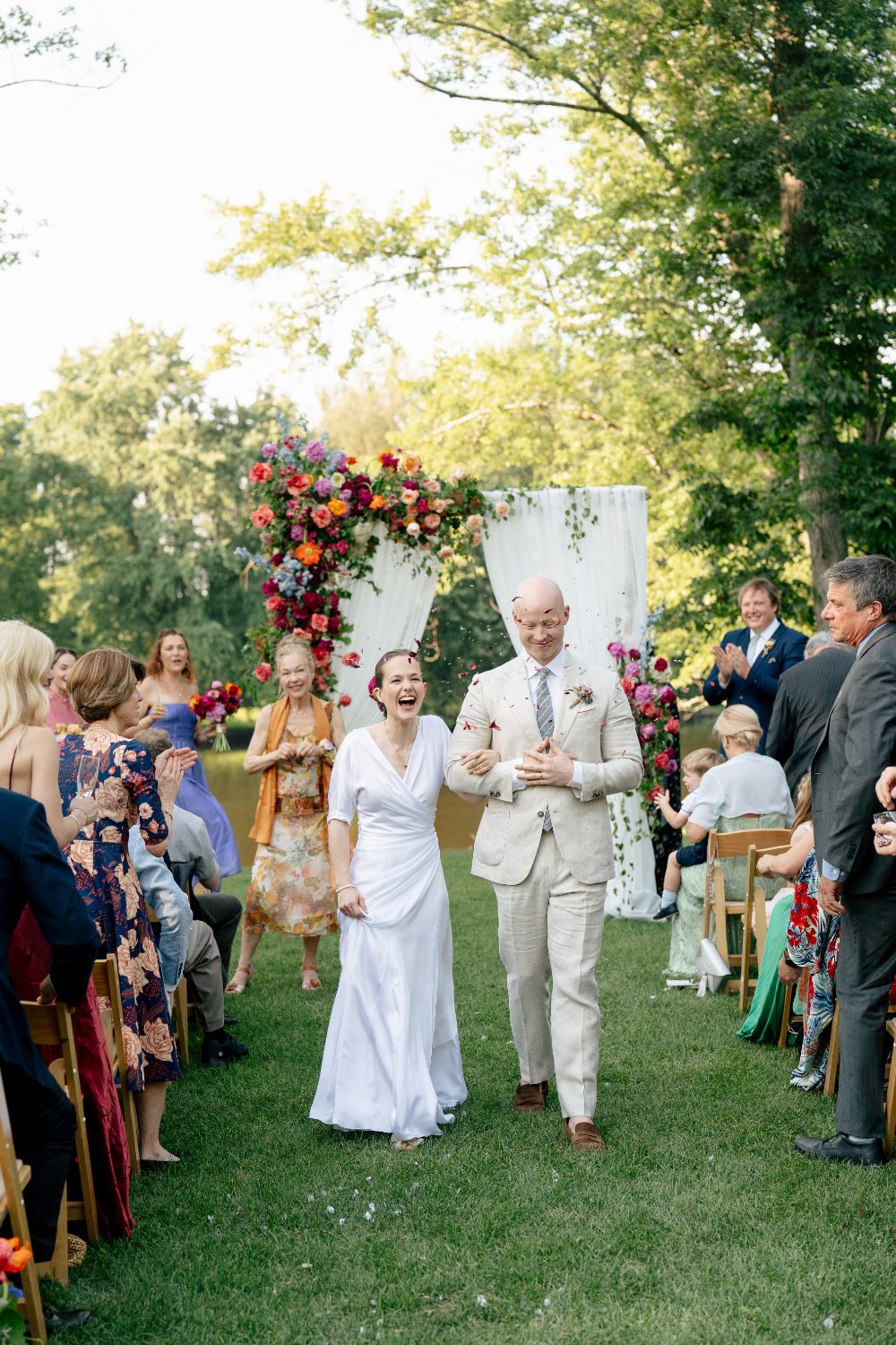 OUTDOOR WEDDING CEREMONY AT CITY WINERY HUDSON VALLEY