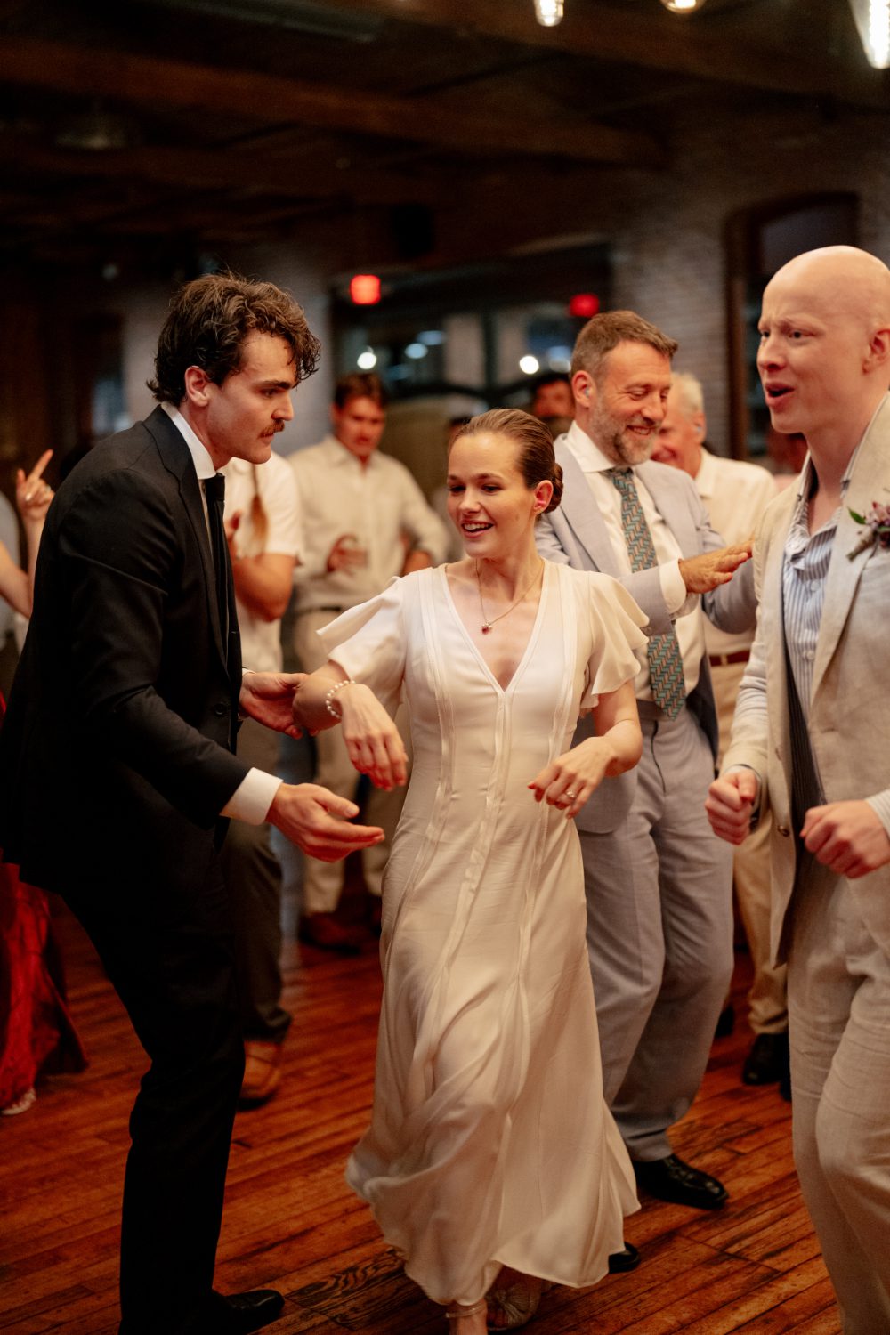 WEDDING RECEPTION PARTY AT WINERY HUDSON VALLEY WEDDING