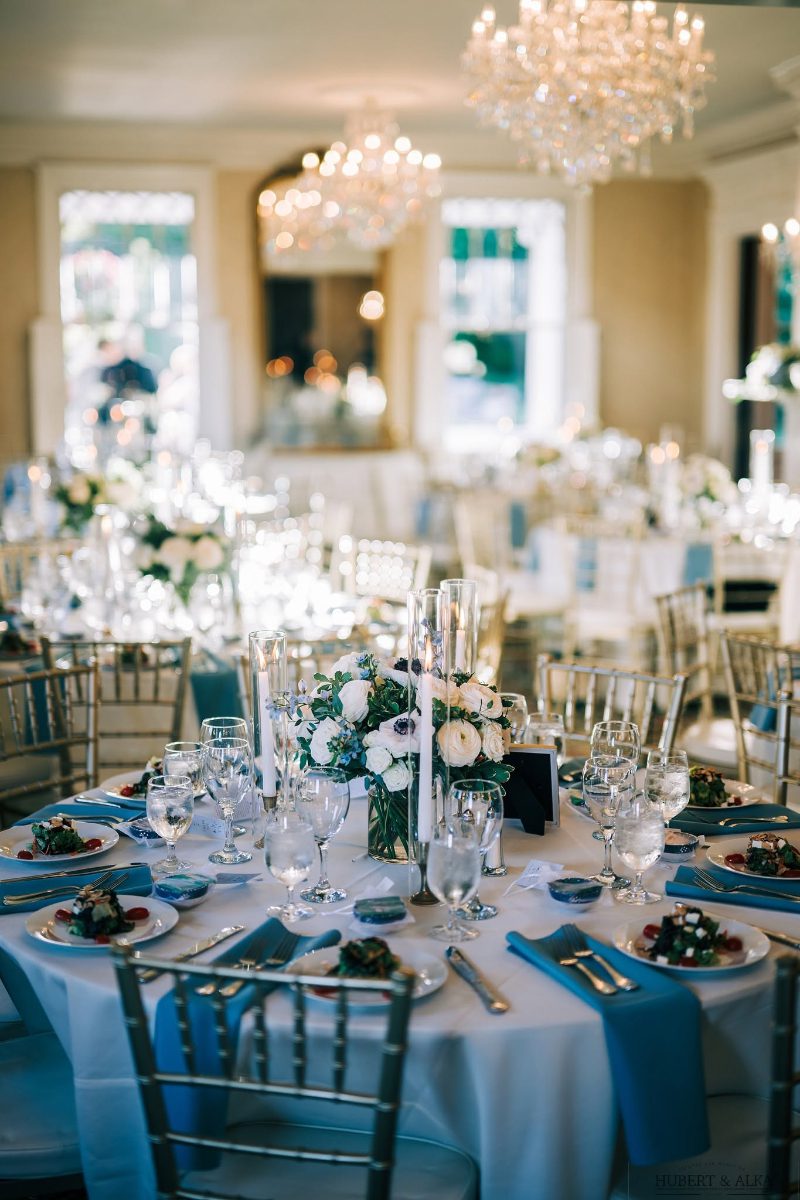 reception tables chandeliers lounsbury house wedding ridgefield